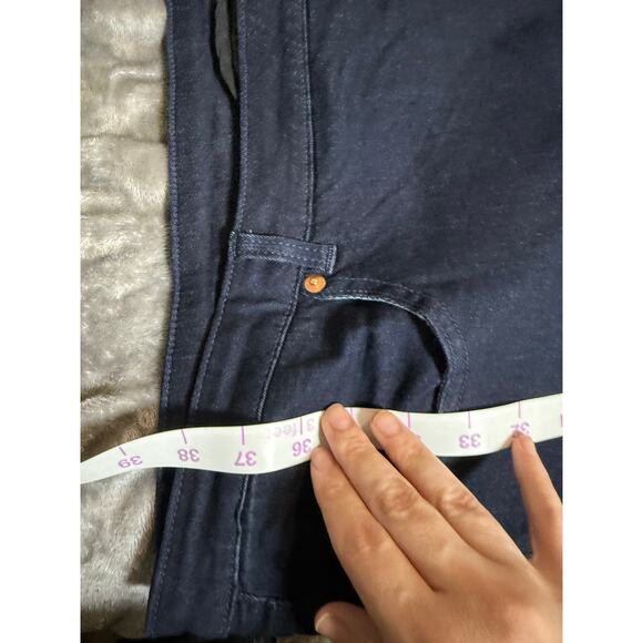 NWT Universal Standard Size 36 Petite Dark Indigo Seine Jeans Skinny 24” - Picture 9 of 12